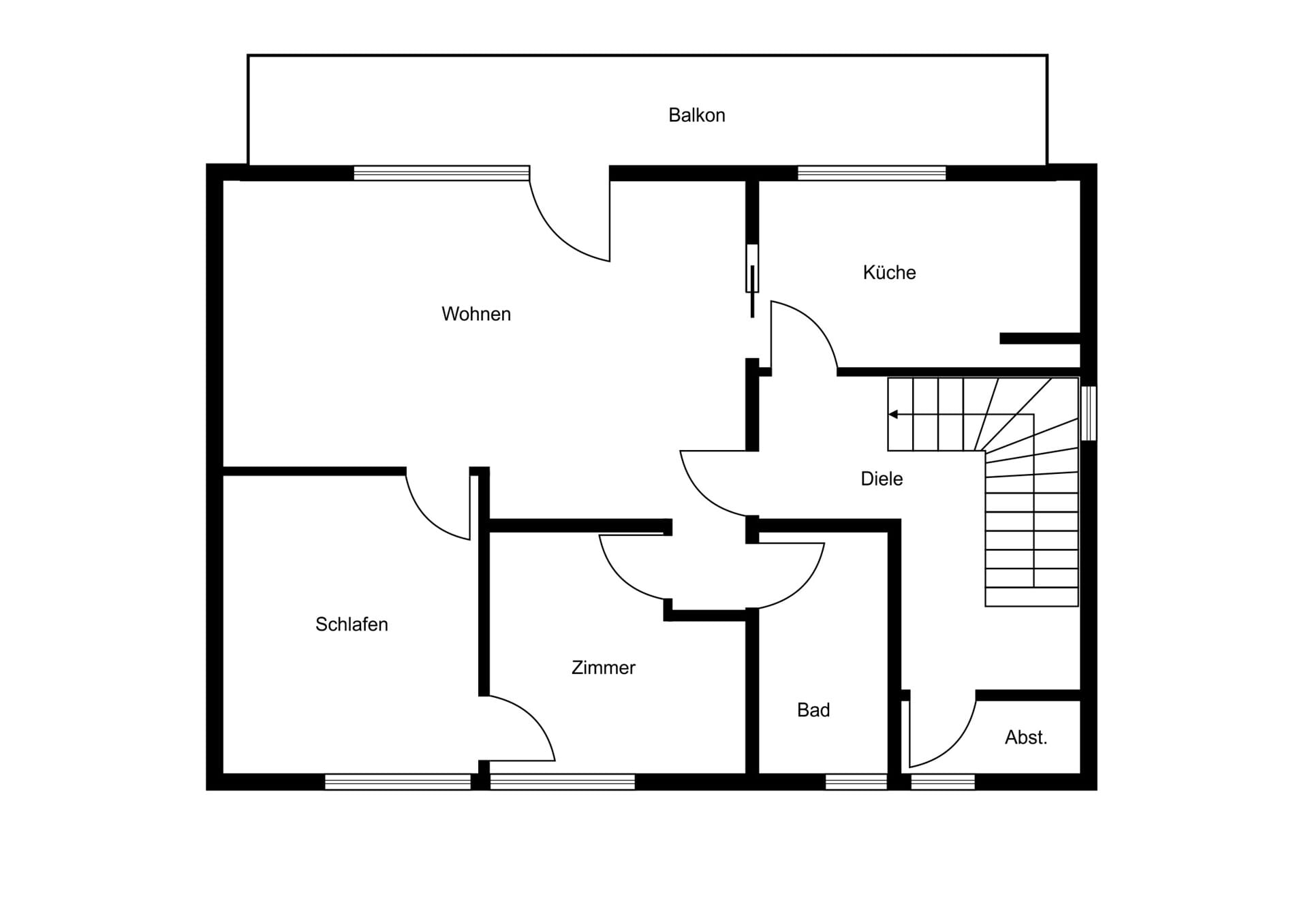 Grundriss 1.Obergeschoss
