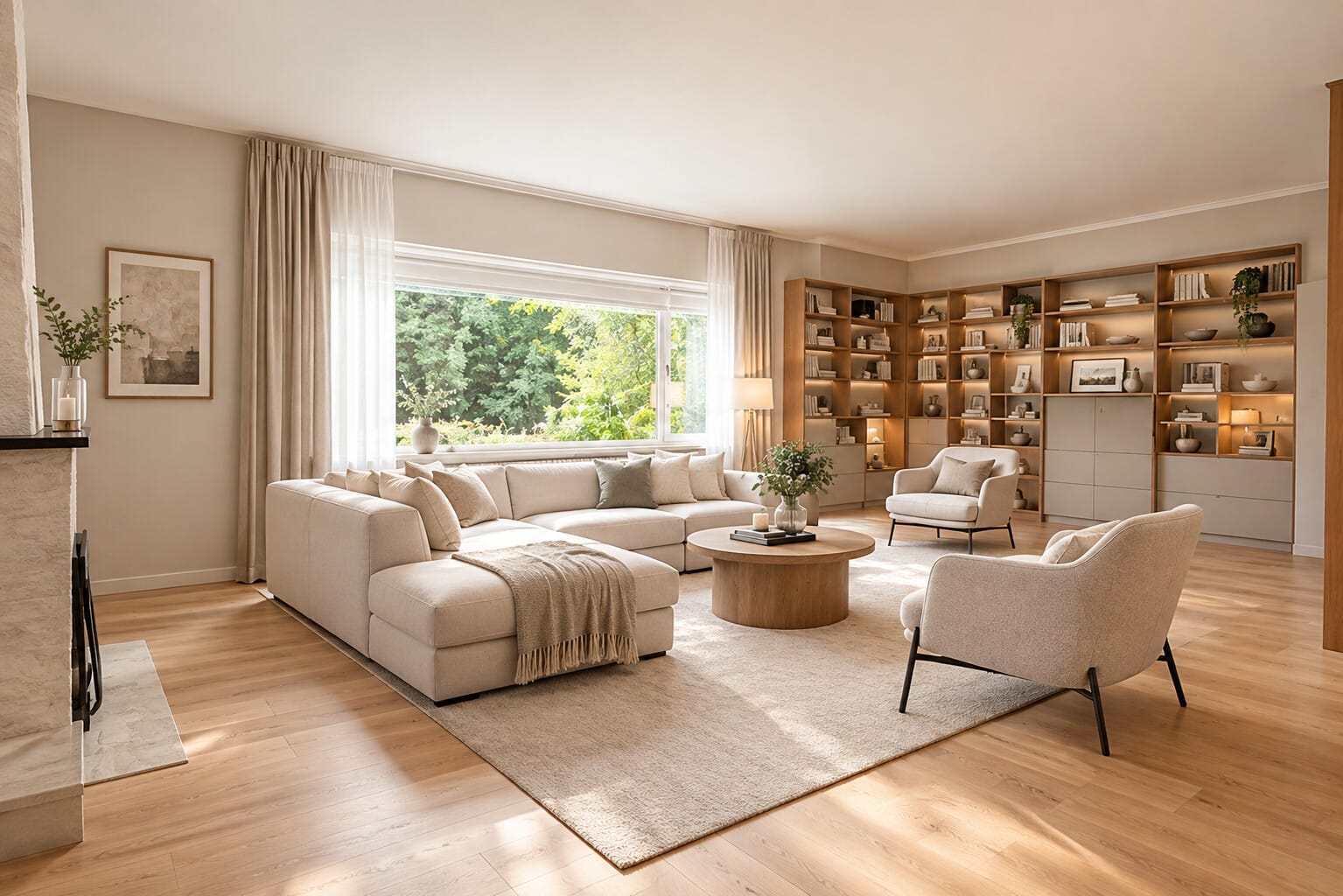 KI-Foto Wohnzimmer