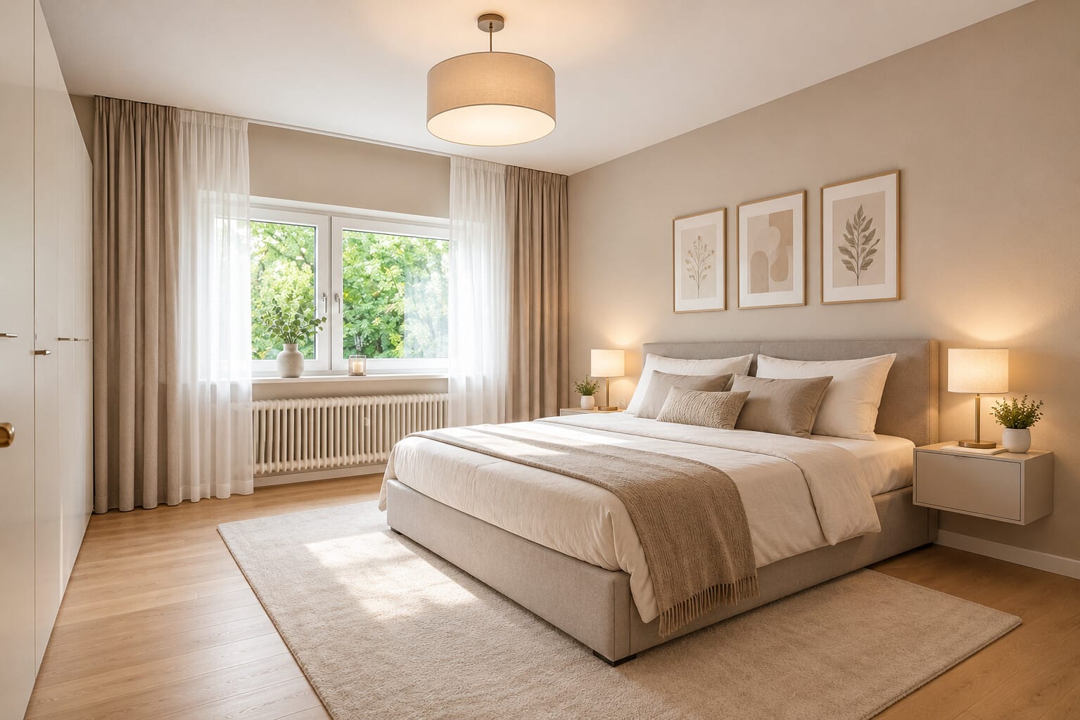 KI-Foto Schlafzimmer